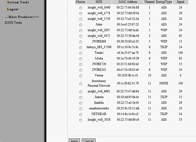 Access Point Browser Configuration